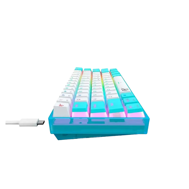 Tastatură Havit KB877L Mecanic Albastru deschis