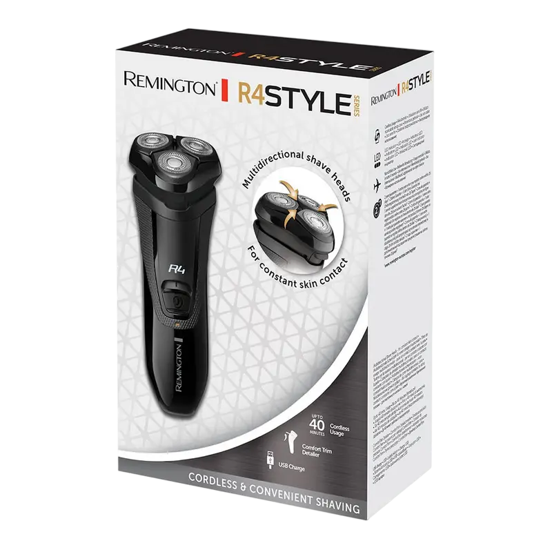 Электробритва мужская Remington R4 Style Series Чёрный