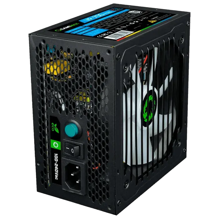 Tip Блок питания для компьютеров Gamemax VP-700-RGB ATX Черный