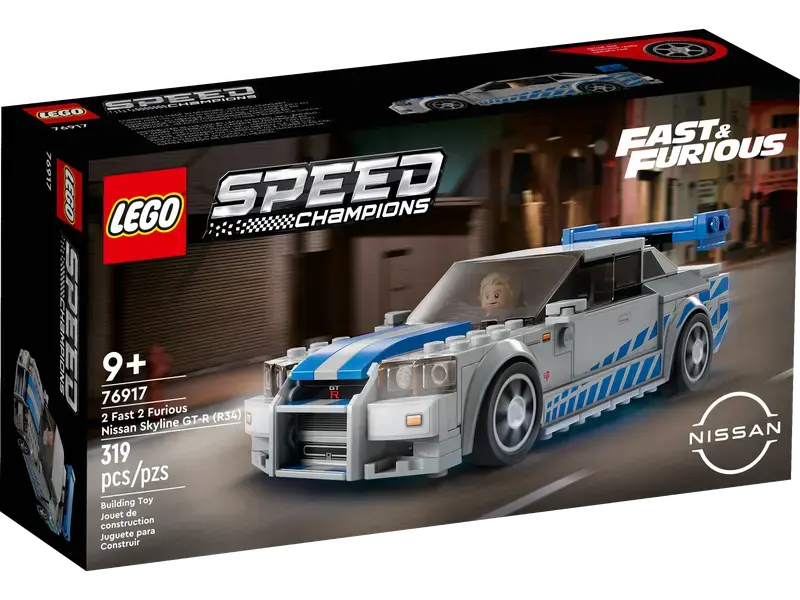 Конструктор LEGO 2 Fast 2 Furious Nissan Skyline GT-R (R34) Разноцветный