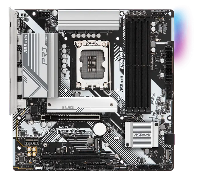 Материнская плата ASRock B760M PRO RS LGA1700 Micro-ATX