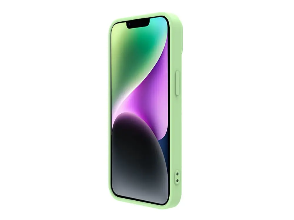 Husă Nillkin Apple iPhone 14 CamShield Silky Silicone Camshield Verde