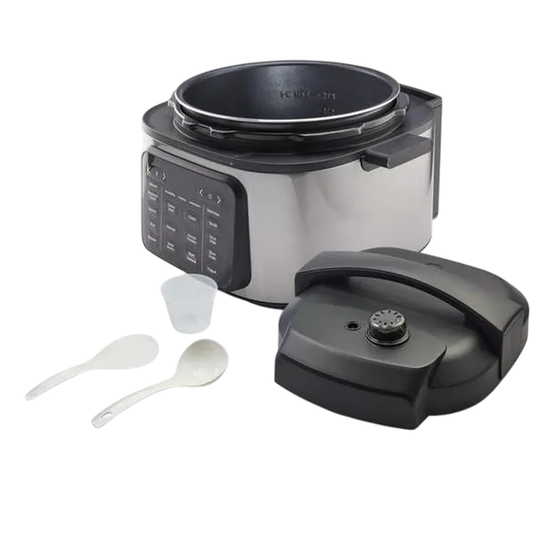 Мультиварка-скороварка Hisense HMC6SBK Чёрный | Нержавеющая сталь