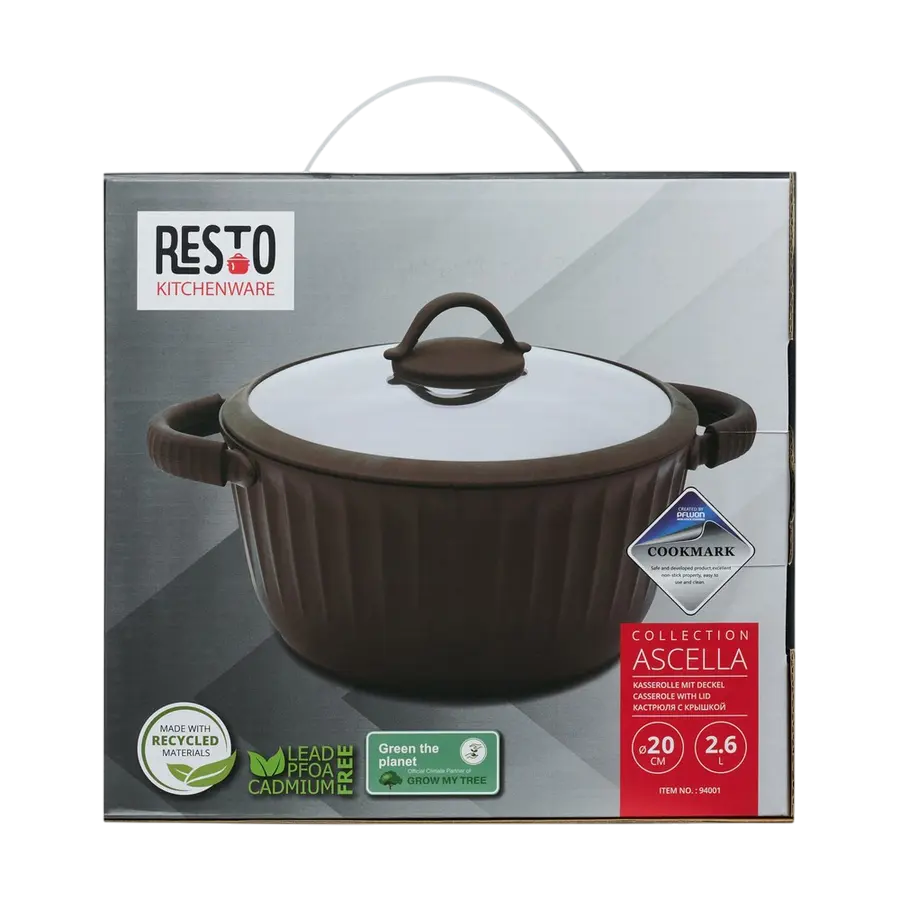 Кастрюля RESTO Ascella ASCELLA Коричневый