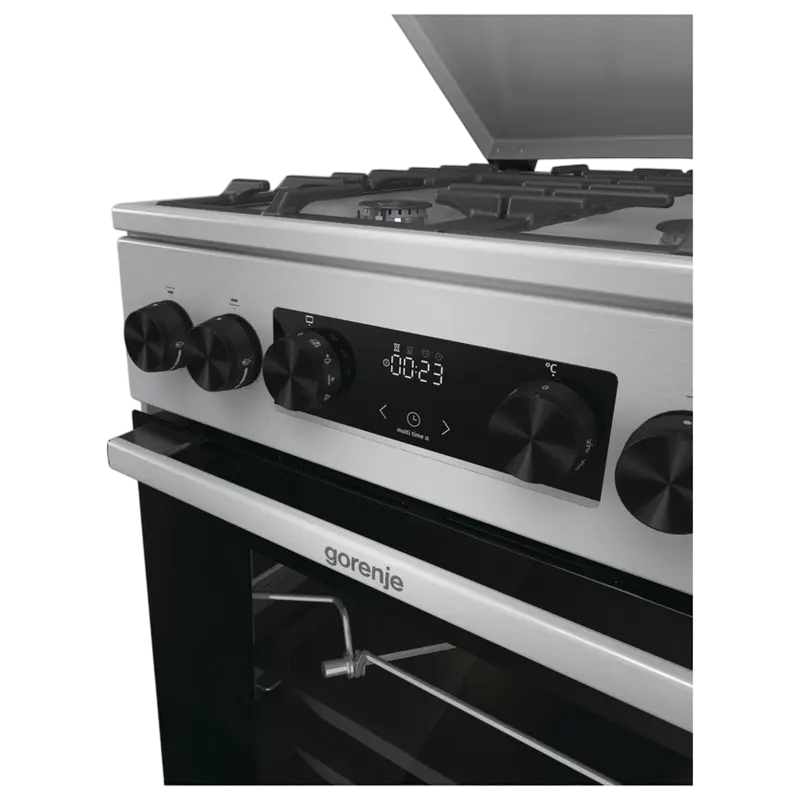 Комбинированная плита Gorenje GKS5C71XF Нержавеющая сталь