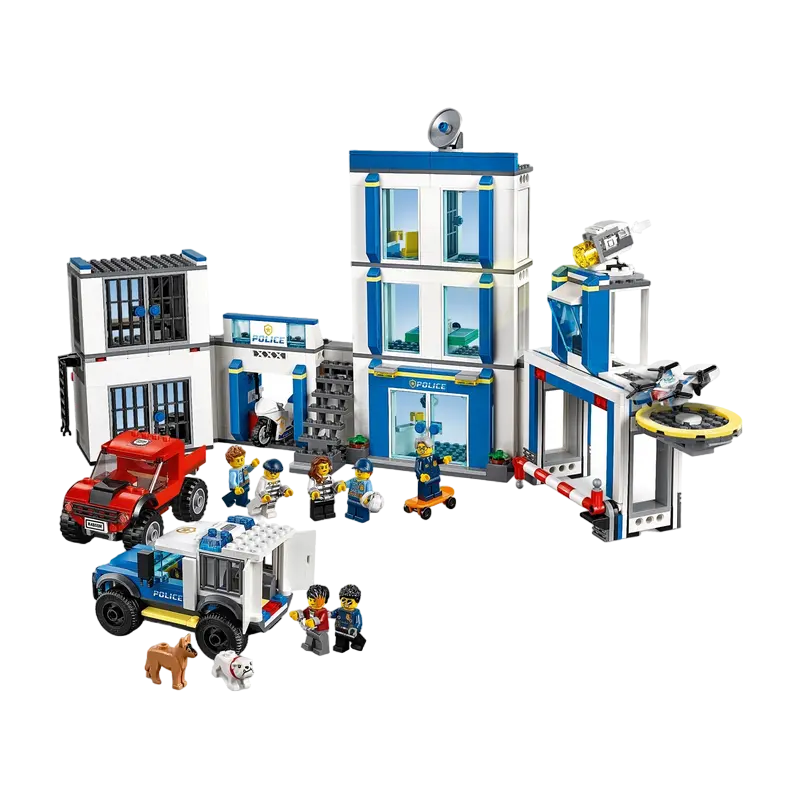 Конструктор LEGO Police Station Разноцветный