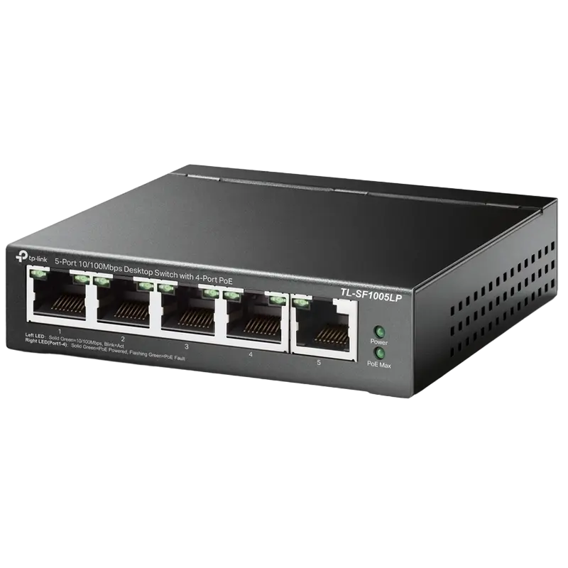 PoE коммутатор TP-LINK Desktop Switch Черный