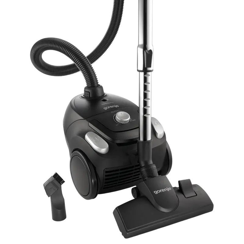 Вертикальный Пылесос Gorenje VC1611CXBK, Чёрный