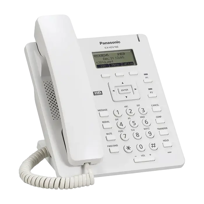IP Телефон Panasonic KX-HDV100 Белый