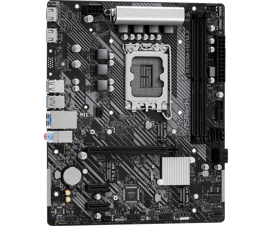 Материнская плата ASRock B760M-H2/M.2 LGA1700 Micro-ATX