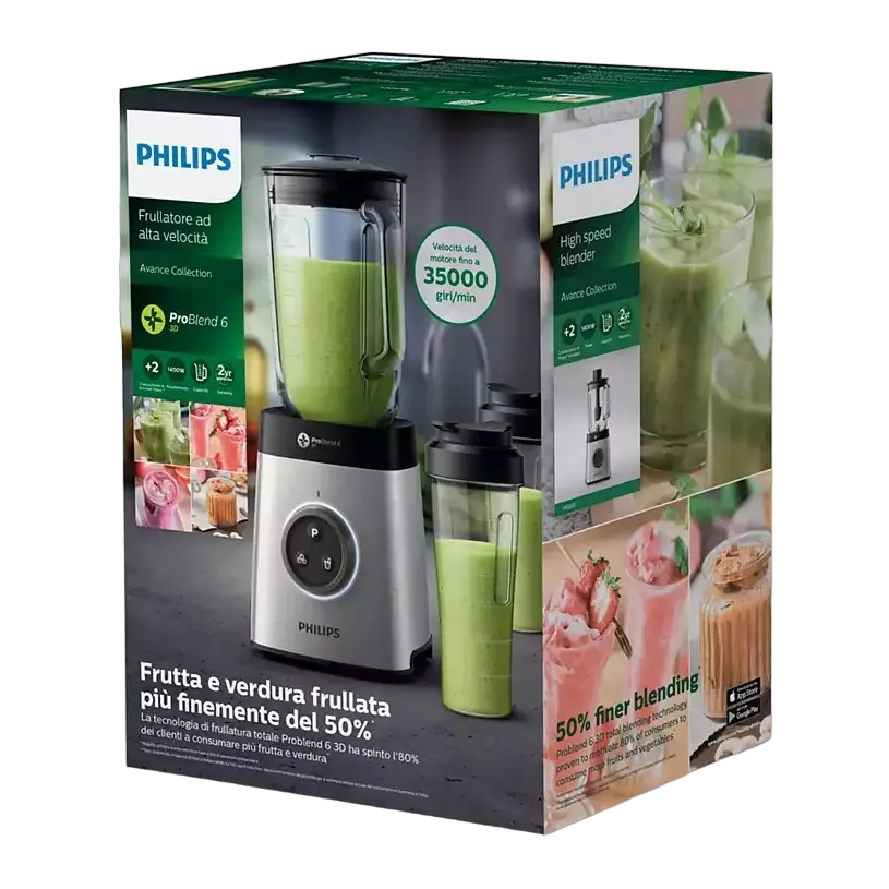 Blender staționar Philips Avance Collection HR3655/00 Argintiu