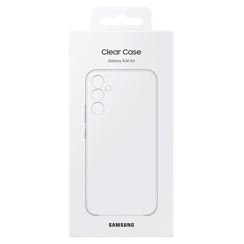 Чехол Samsung Galaxy A34 Clear Case Clear Прозрачный