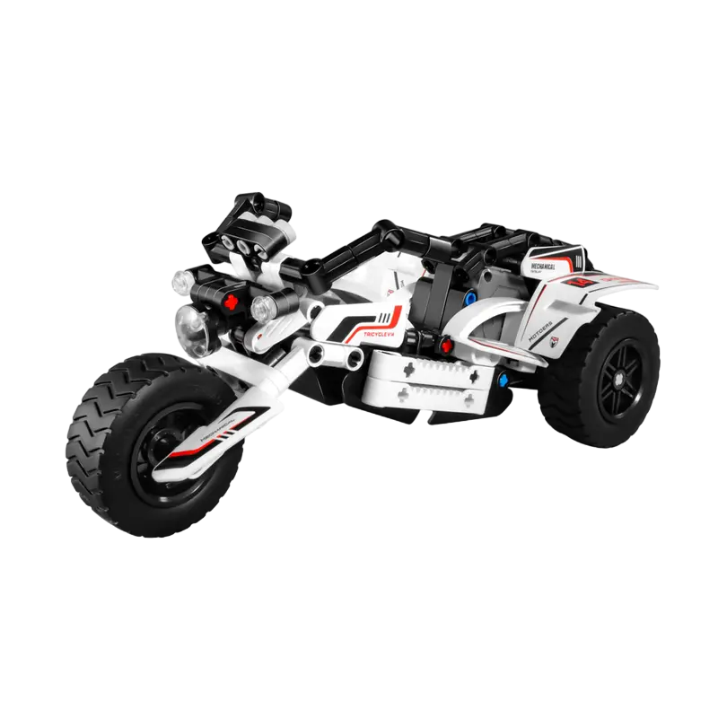 Конструктор iM.Master Pull Back Motorbike Белый