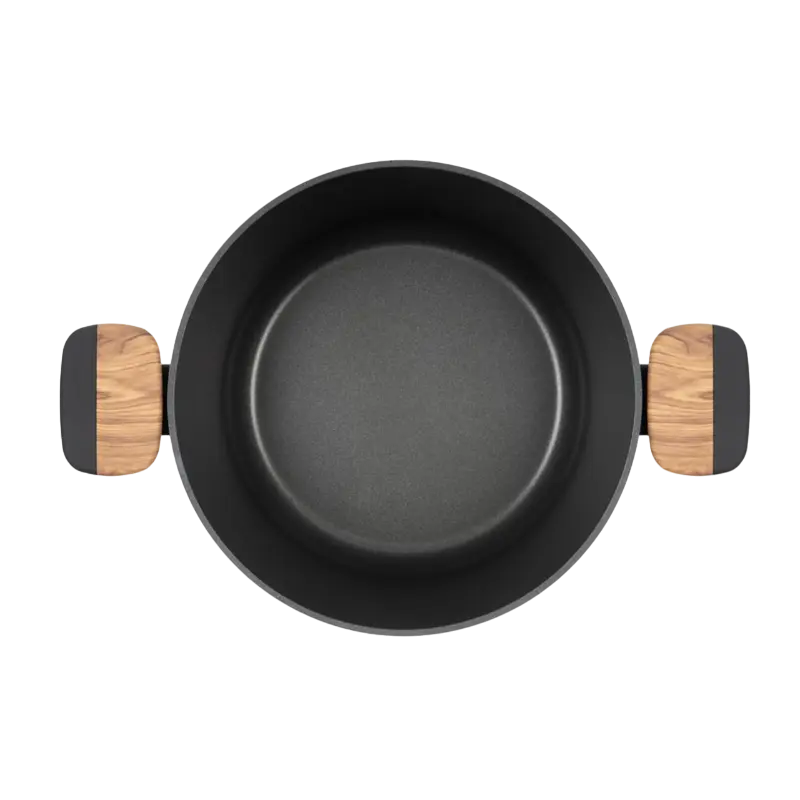 Кастрюля RESTO Mon MON Чёрный, Коричневый