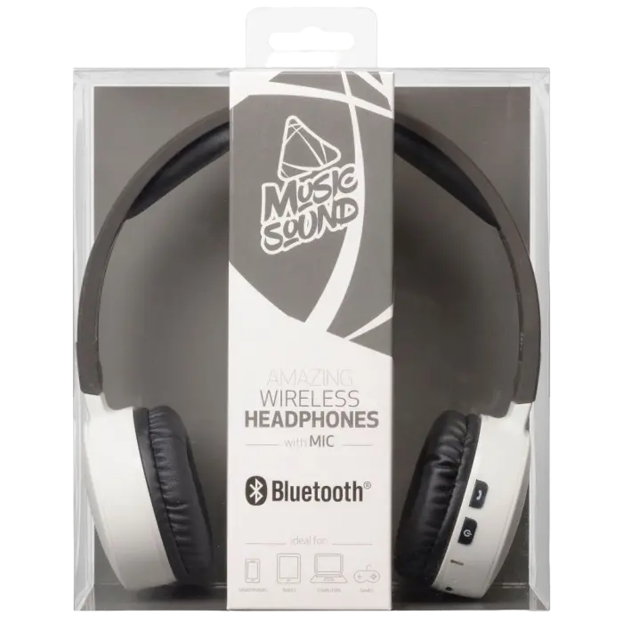 Наушники Cellularline Music Sound Белый/Чёрный