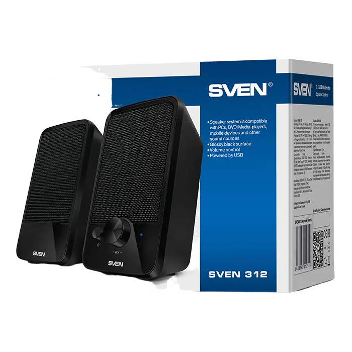 Boxe pentru calculator SVEN 312 Negru