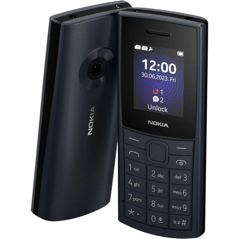 Мобильный телефон Кнопочный Nokia 110 4G (2024) Темно-синий