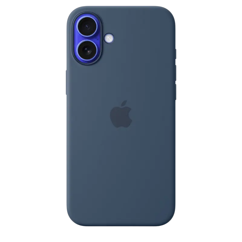 Чехол Apple iPhone 16 Plus Silicone Case MagSafe A3314 Silicone Case with MagSafe Denim