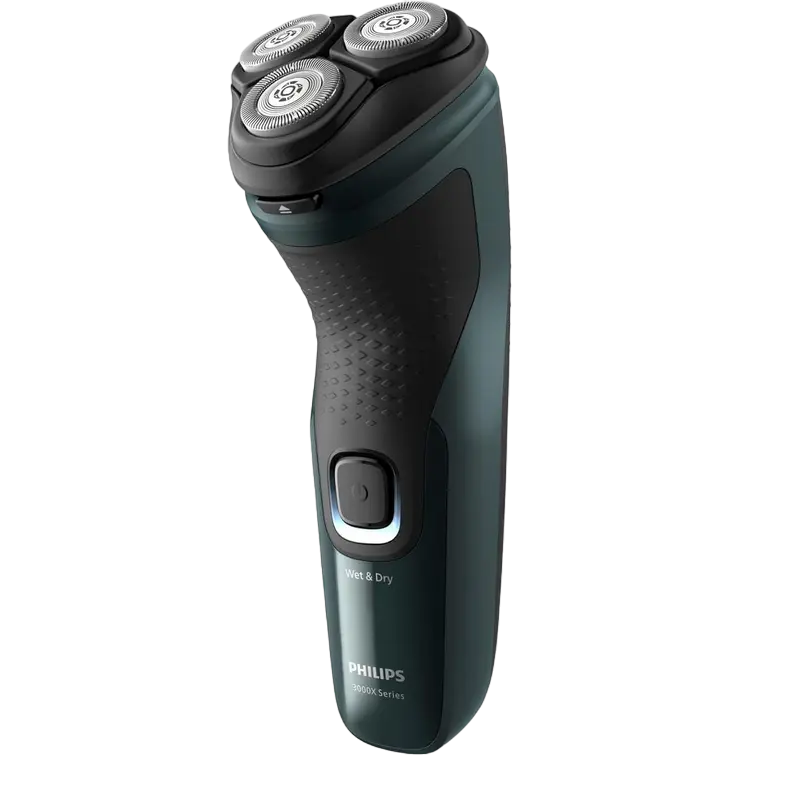 Электробритва мужская Philips 3000X Series Черный | Зелёный