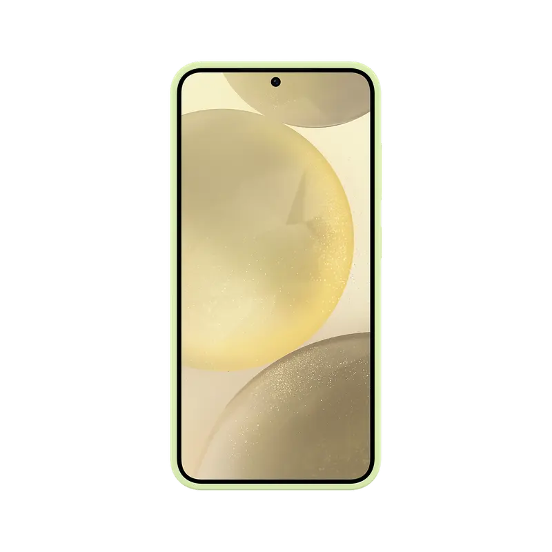 Чехол Samsung Galaxy S24 Silicone Cover Силиконовый Чехол Светло-зеленый