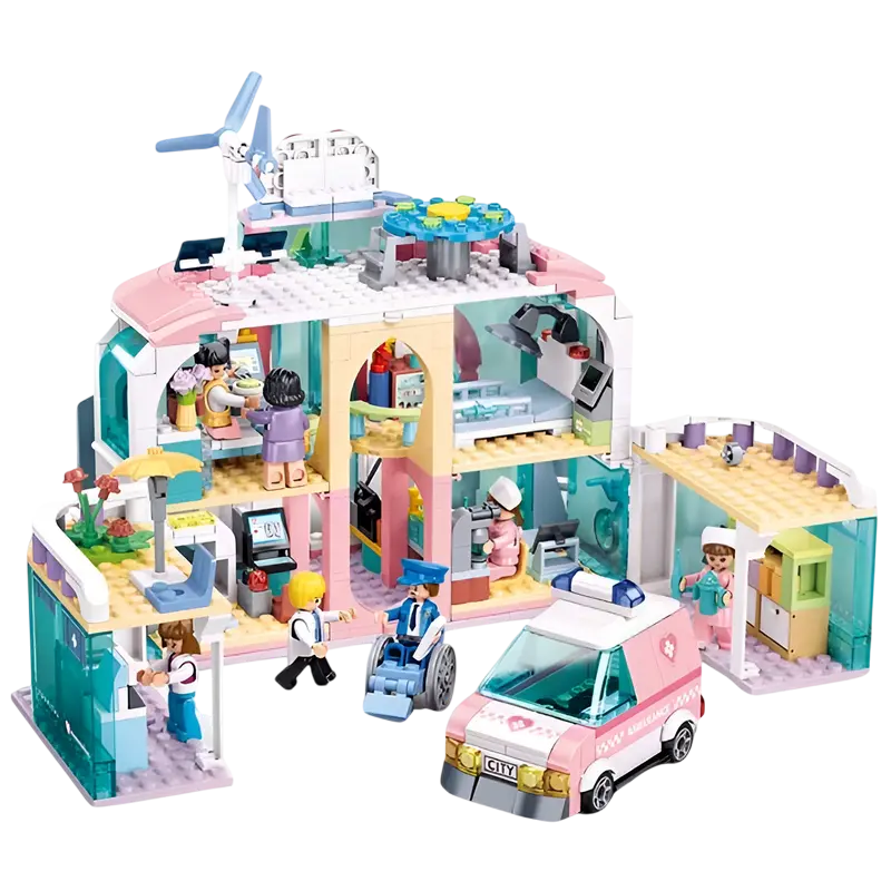 Конструктор Sluban Metropolis - Hospital Разноцветный