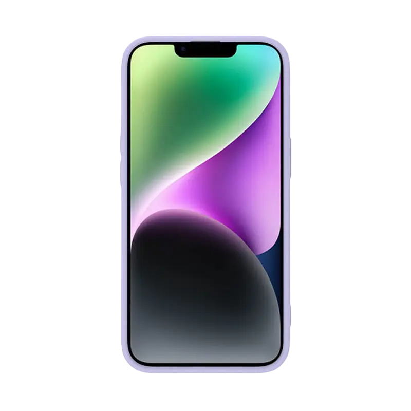 Чехол Nillkin Apple iPhone 14 Plus CamShield Silky Silicone Camshield Фиолетовый
