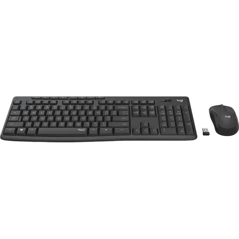 Клавиатура и мышь Logitech MK295 Мембрана Черный