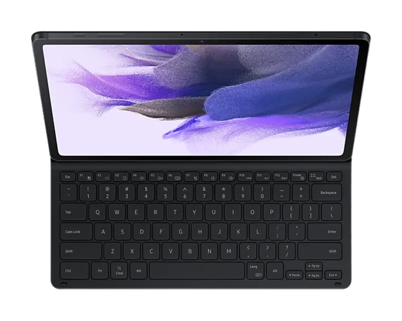 Чехол для планшета Samsung Galaxy Tab S7+ Book Cover Keyboard Slim 12.4" Чёрный