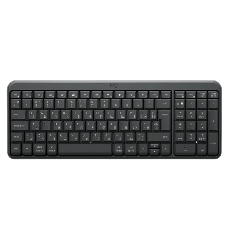 Клавиатура и мышь Logitech MK250 Мембрана Черный