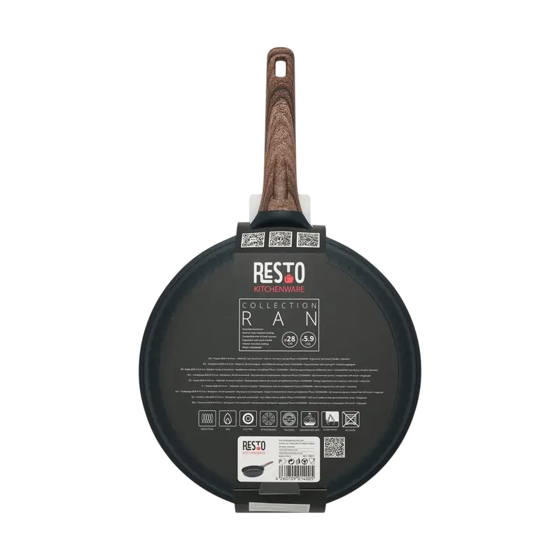 Сковорода RESTO Ran RAN Чёрный
