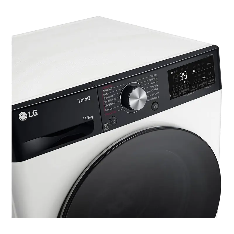 Mașină de spălat cu uscător LG F4DR711S2H Alb