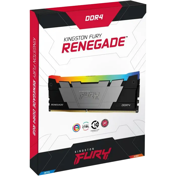 Memorie RAM Kingston FURY Renegade RGB FURY Beast 64GB Gri | Negru