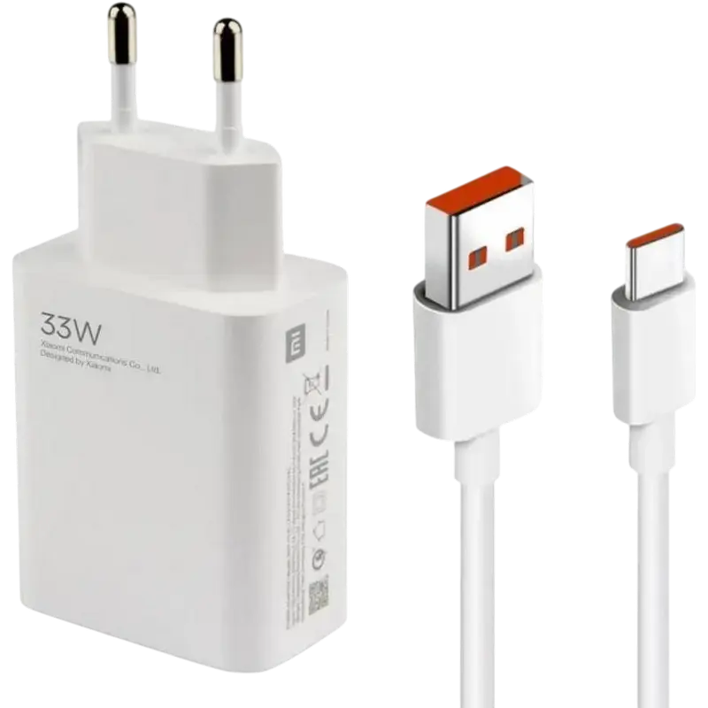 Зарядное устройство Xiaomi Charging Combo, 33Вт, Белый