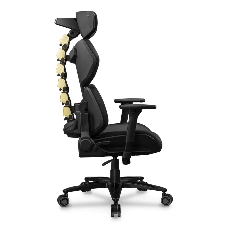 Игровое кресло Cougar Terminator Elite Искусственная кожа Черный | Золотистый