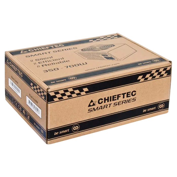 Tip Блок питания для компьютеров Chieftec GPS-600A8 Smart Series ATX Черный