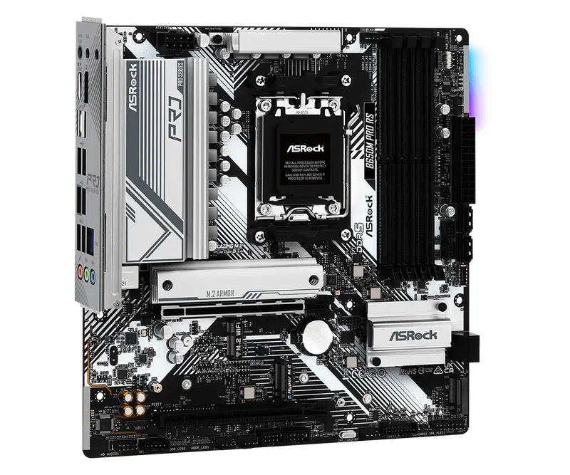 Материнская плата ASRock B650M PRO RS AM5 Micro-ATX