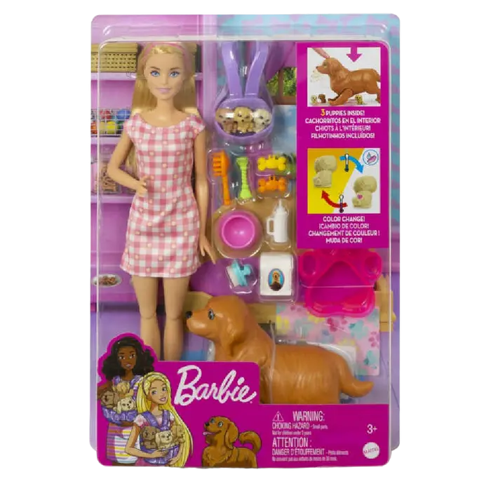 Barbie Newborn Puppies