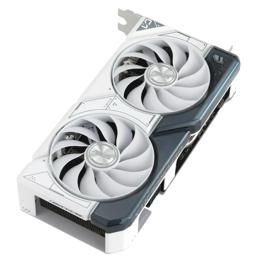 Placă video ASUS Dual GeForce RTX 4060 Ti White OC