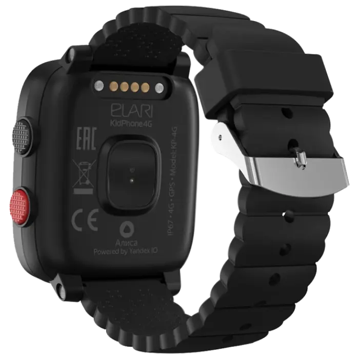 Детские часы Elari KidPhone 4G Чёрный