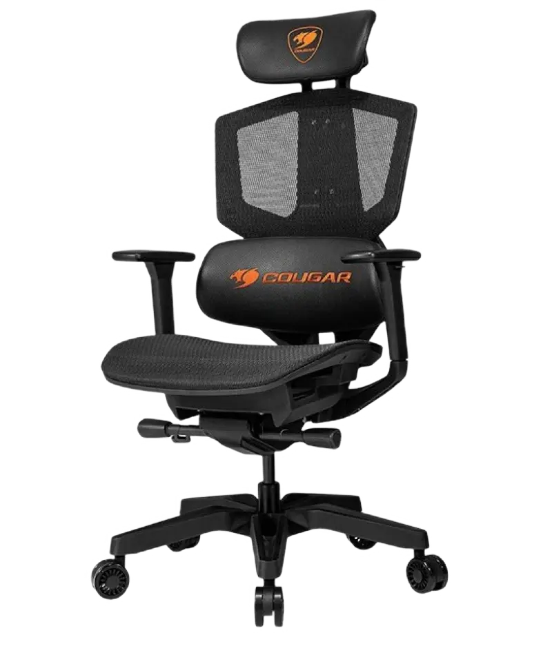 Игровое кресло Cougar Argo Ткань Черный/Оранжевый