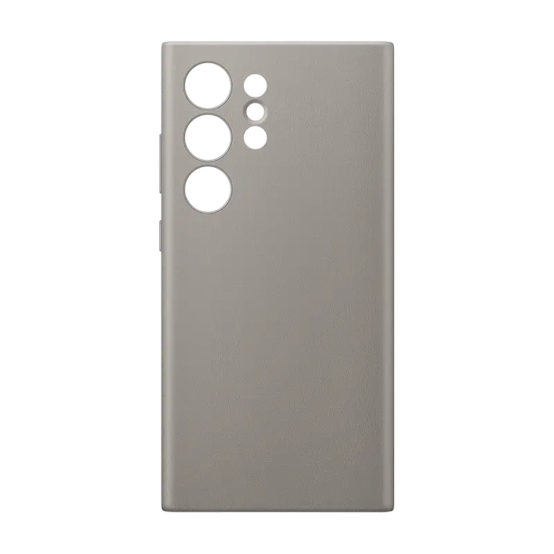 Husă Samsung Galaxy S24 Ultra Vegan Leather Case Vegan Leather Taupe