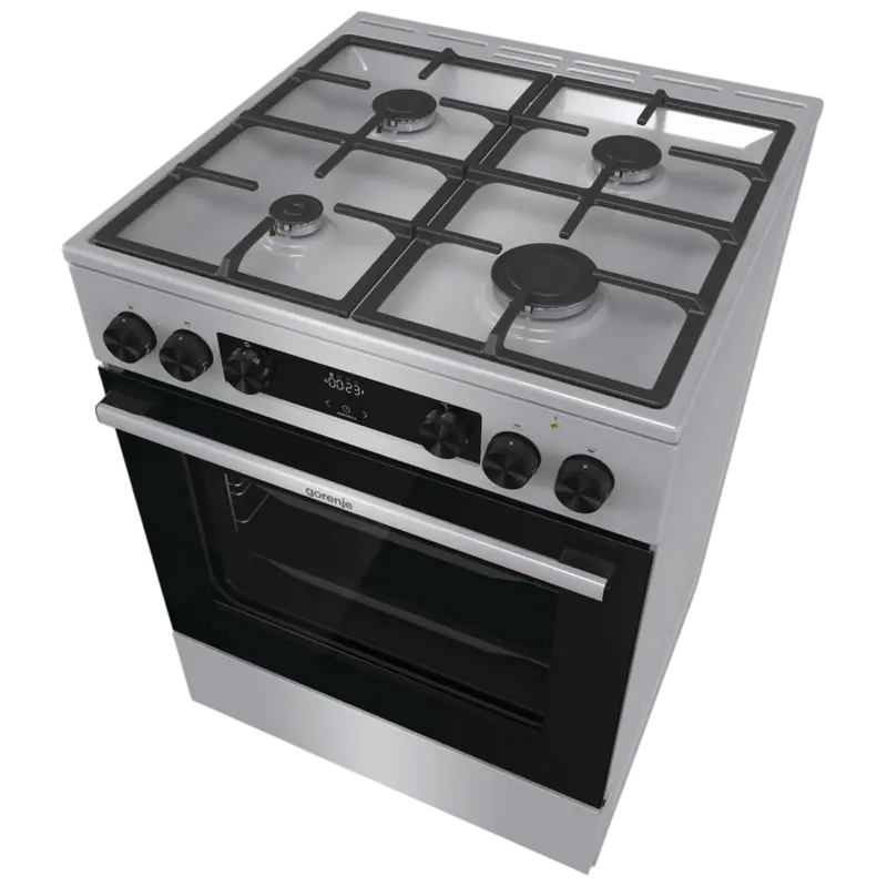 Комбинированная плита Gorenje GK6C4XF Нержавеющая сталь