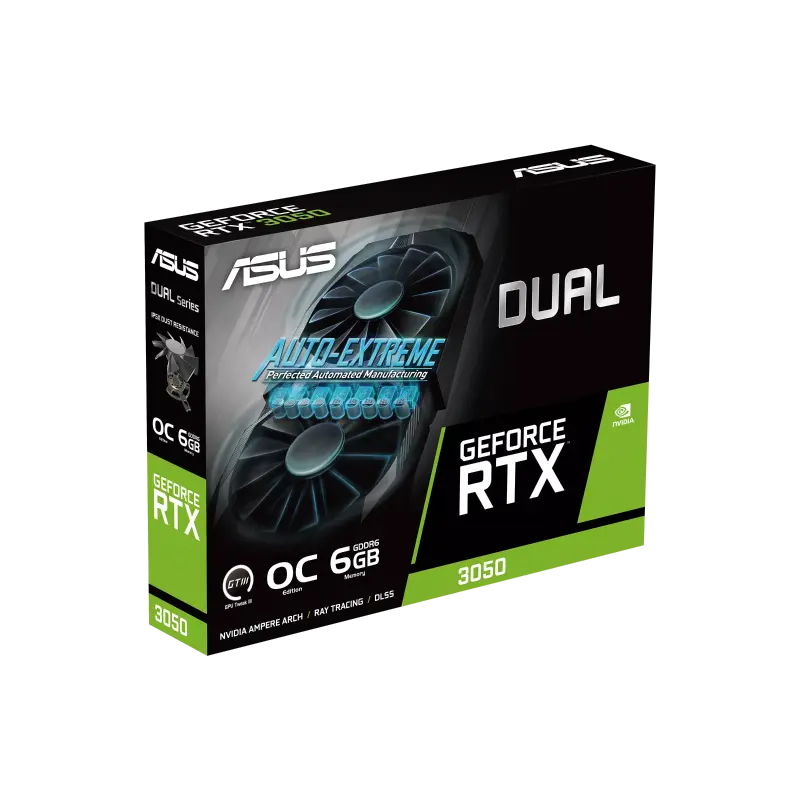Видеокарта ASUS Dual GeForce RTX 3050 OC