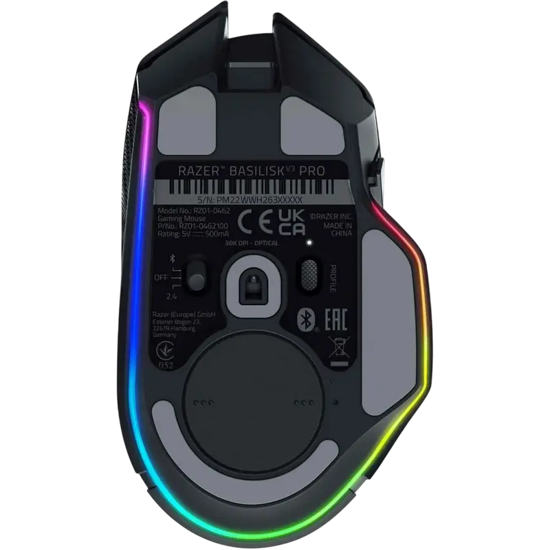 Беcпроводная мышь Razer Basilisk V3 Pro Беспроводное,Проводное Чёрный