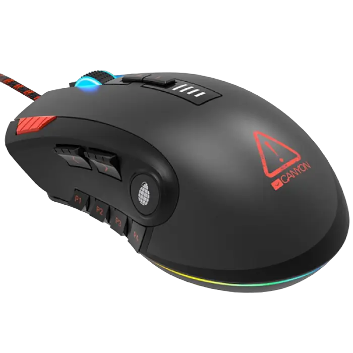 Игровая мышь Canyon Merkava Проводное Чёрный