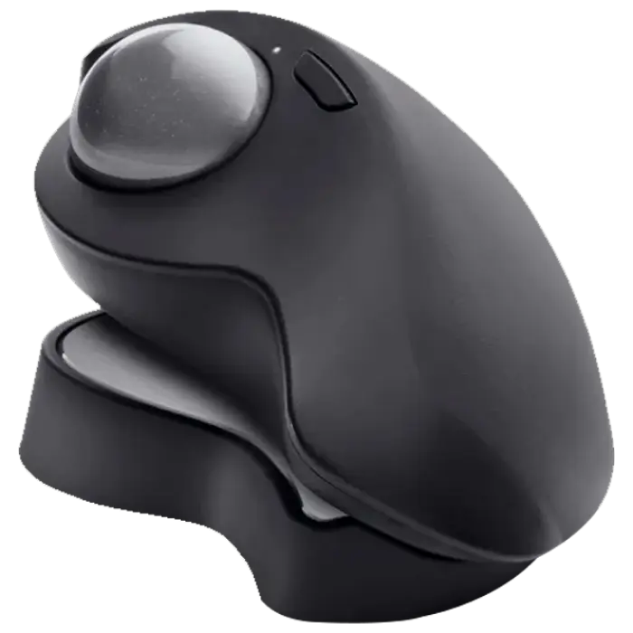 Беcпроводная мышь Logitech MX Ergo Беспроводное Графитовый