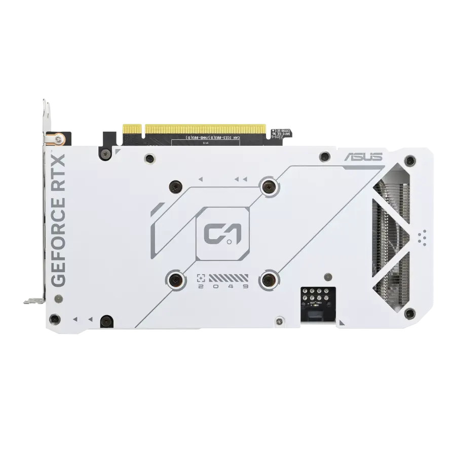 Placă video ASUS Dual GeForce RTX 4060 Ti White OC