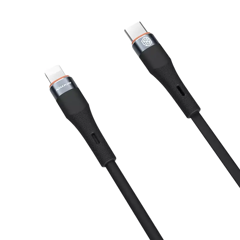 Cablu de încărcare Nillkin Type-C to Lightning Cable, Flowspeed Negru