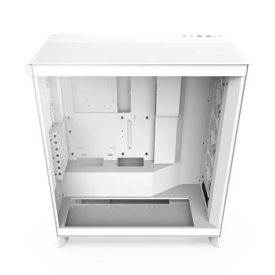 Carcasă PC NZXT H7 Flow RGB Midi-Tower Alb