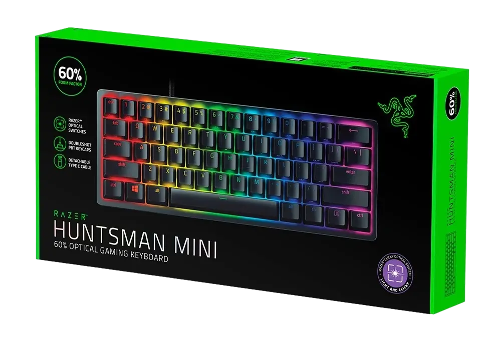 Клавиатура Razer Huntsman Mini Механический Черный